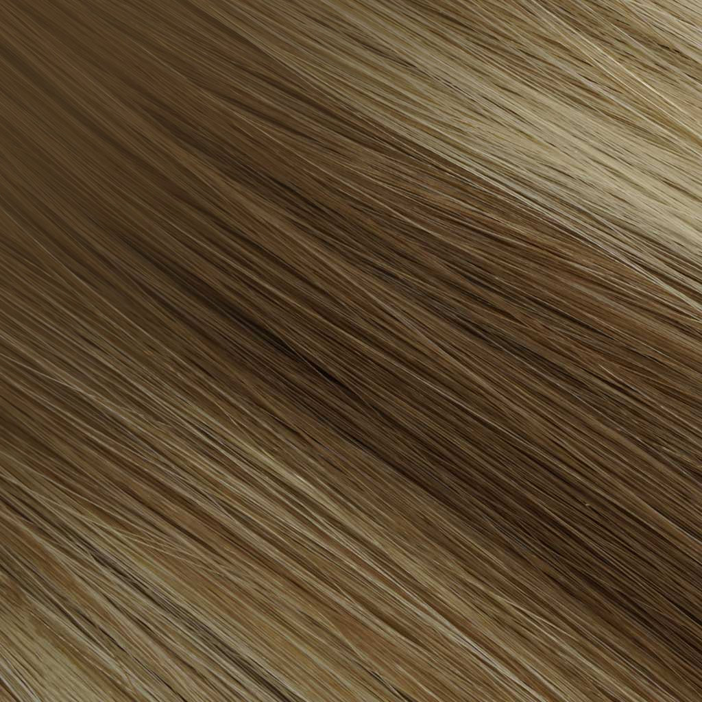A dark brown base with caramel ribbons.
Dimensional and salon-fresh every day.